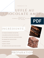 Soufflé Au Chocolate Amer: Français 2°B