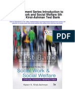 Empowerment Series Introduction To Social Work and Social Welfare 5th Edition Kirst Ashman Test Bank