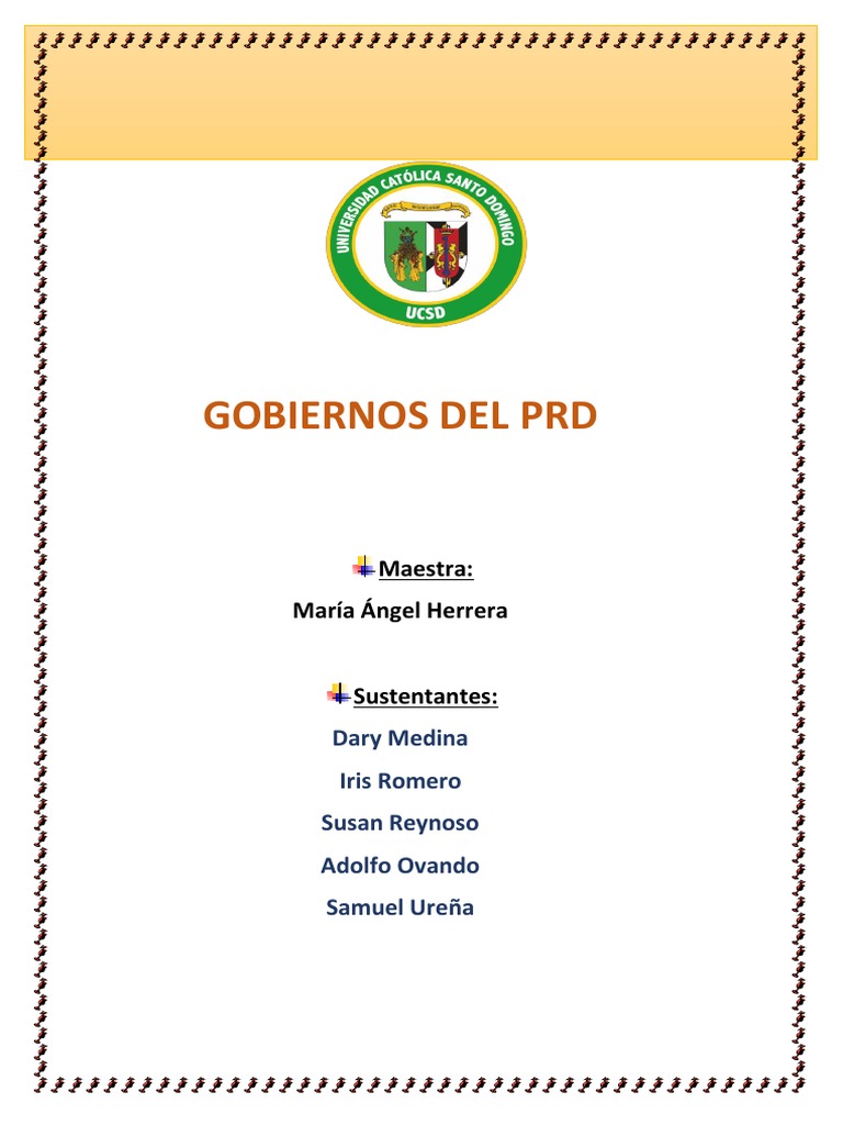 Gobierno Del PRD | PDF | República Dominicana | Educación más alta