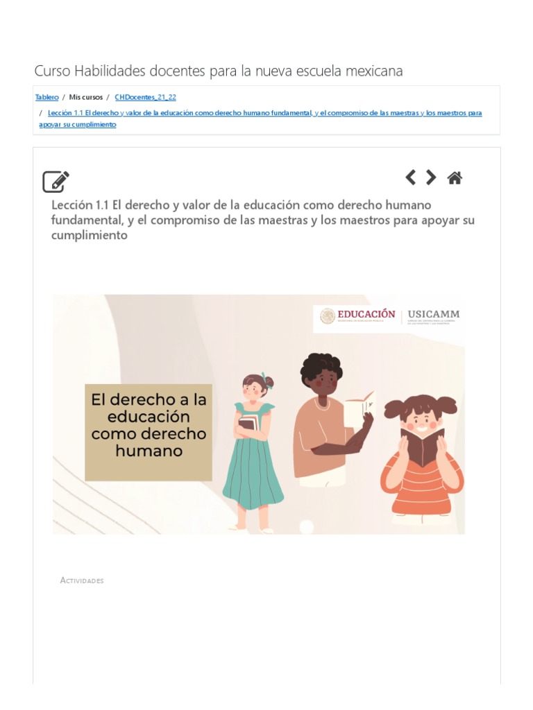 Derecho a la Educación y Rol Docente | PDF | Enseñando | Derechos humanos