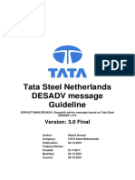 TATA Steel Standard DESADV MIG v3.0 (For CBO v2.1) - For Trading Partners