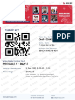 (Event Ticket) PRESALE 1 - DAY 2 - Waku Waku Festival Vol.2 - 1 38604-0A878-454