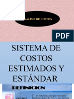 Sistema de Costos Estimados y Estandar