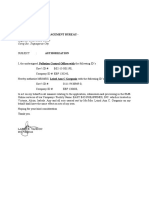 AUTHORIZATION Letter For CRS