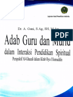 Adab Guru Dan Murid Dalam Interaksi Pendidikan Spiritual