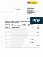 Postbank Kontoauszug Geschaeftskunden DIN A4