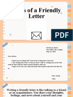 Eng 1 - Q4 - L - Parts of Friendly Letter