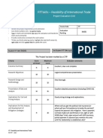 FITT Project Evaluation Grid