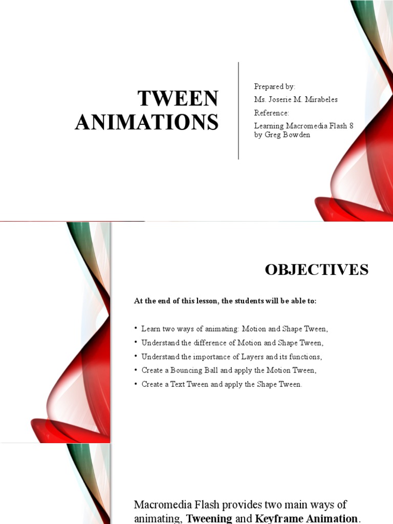 Lesson 4 Tween Animations Pdf