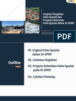 Urgensi Data Spasial Dan Progres Keterisian