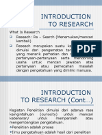CHAPTER 1 Introduction To Research