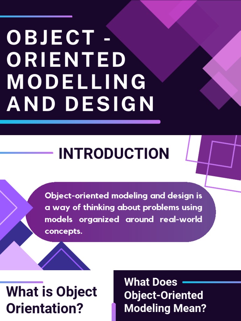 Object-Oriented Modeling Overview | PDF | Object Oriented Programming ...