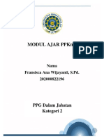 Modul Ajar PPKN 3: Nama Fransisca Ana Wijayanti, S.Pd. 202000822196