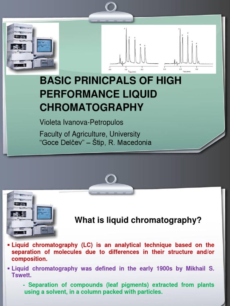 High Performance Liquid Chromatography Pdf – DXKDD
