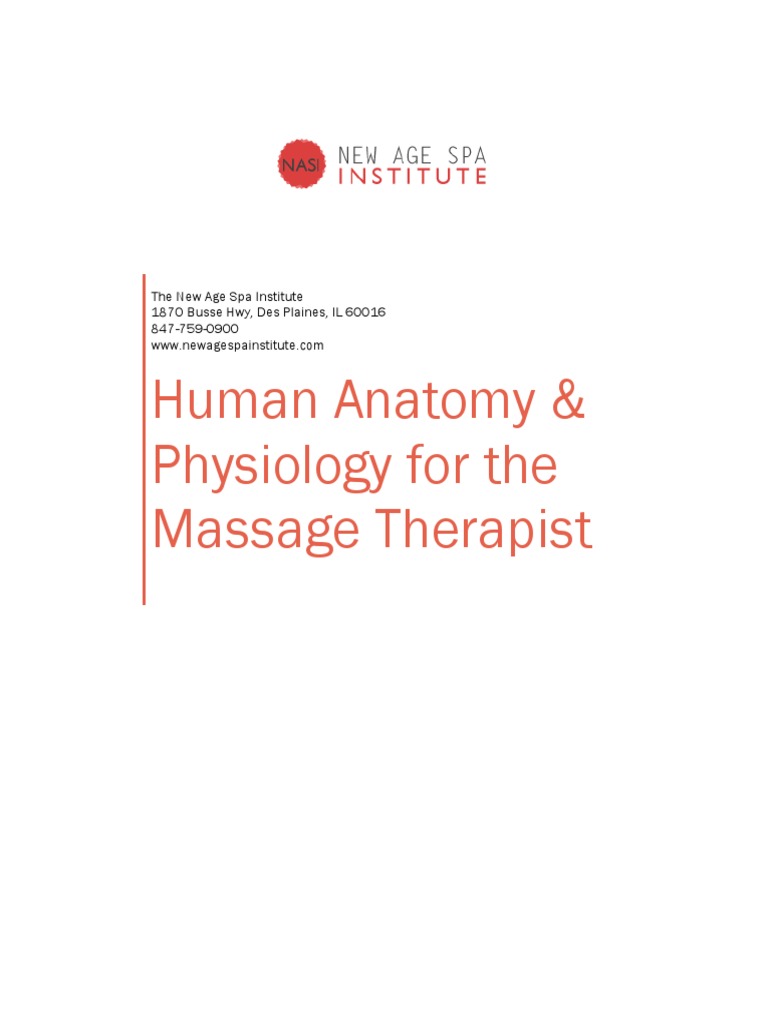 2017PhysiologyandAnatomy Massage Therapy PDF Respiratory Tract