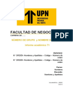 Indicaciones Evaluación T1 - Negocios