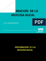 3ra. Exploracion Clinica Mucosa