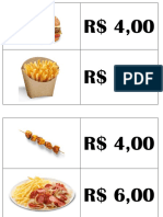 TABELA DE PREÇOS PDF