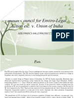 Indian Council For Enviro-Legal Action Etc. v. UOI