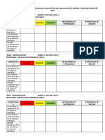 EVALUACION DIAGNOSTICA Cualitativa