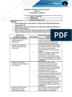 Lembar Observasi Lesson Study Mandiri Siklus 3 PPL Ii-Yuraeda Mufidah