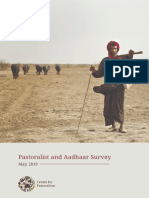 Pastoralist and Aadhaar Survey May 2019