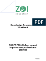 CHCPRP003 - Knowledge Assessment Workbook