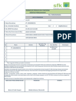 Formulir Pengajuan Checking Debitur Perusahaan: Tgl. Permohonan: Data Pemohon