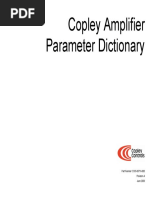 Parameter Dictionary