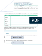 FICHA DE TRABAJO La Convivencia y La Cultura de paz-DPCC-5TO