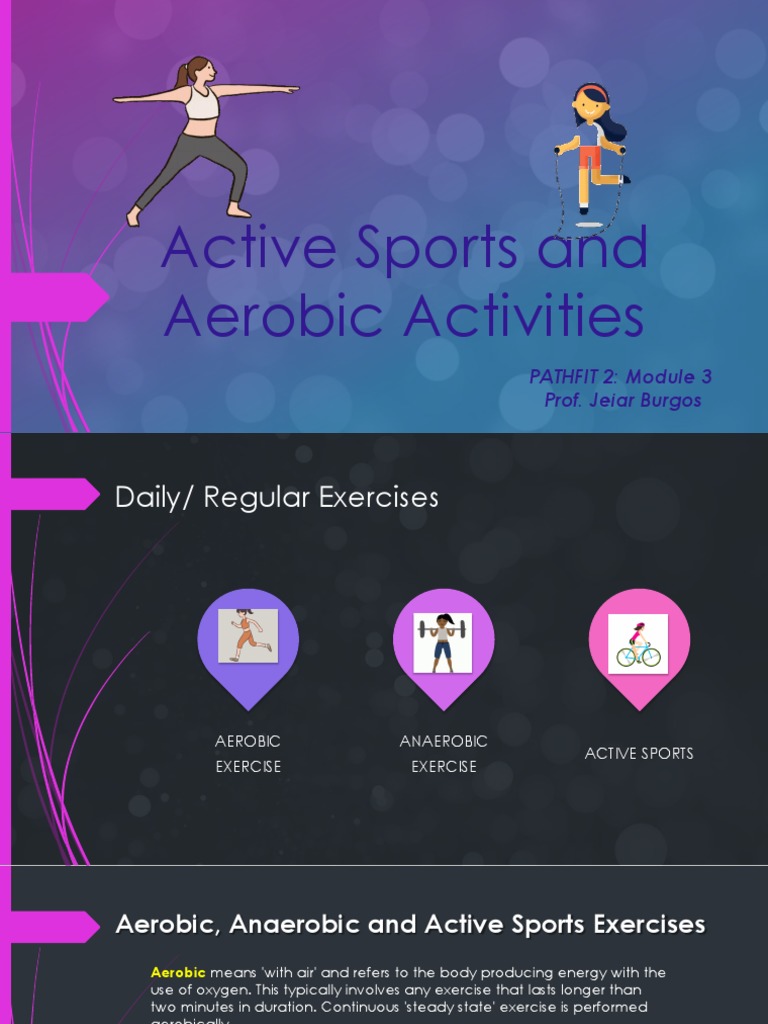 Pathfit 2 Active Sports And Aerobic Activities Module 3 Pdf Aerobic