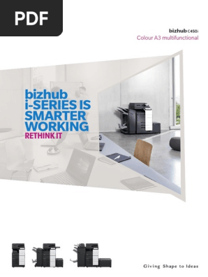 Bizhub C450i Datasheet