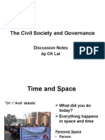 August 2015 - Civil Society and Governance