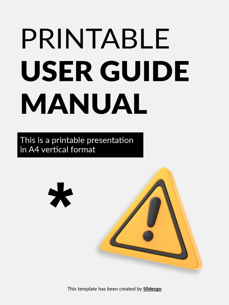 Printable User Guide Manual by Slidesgo | PDF | Planets | Planets In Astrology