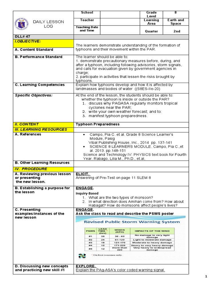 Typhoon Preparedness and Safety Guide | PDF | Tropical Cyclones | Learning
