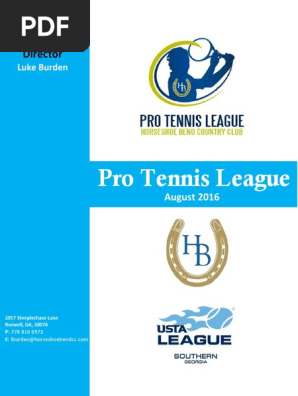 Tennis Event Sponsorship Proposal 2016
