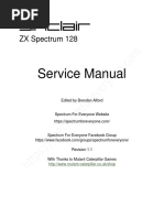 ZX Spectrum 128 Service Manual | PDF | Random Access Memory