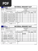 Tools and Consumables Request Form | PDF