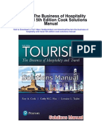 Tourism the Business of Hospitality and Travel 5th Edition Cook Solutions Manual