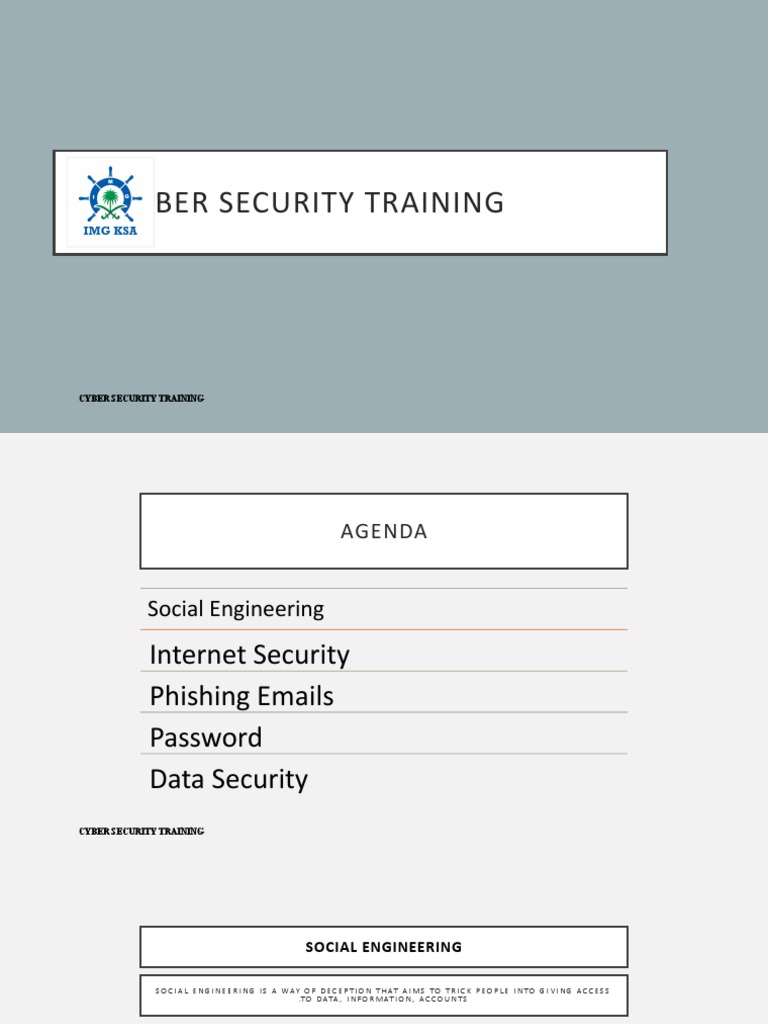 Img For Communications Cyber Security Training | PDF | Social