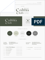 Calma Club Mockup and Branding Guide Revised