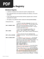 Windows Registry