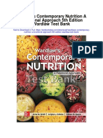 Wardlaws Contemporary Nutrition A Functional Approach 5th Edition Wardlaw Test Bank