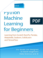 Python Machine Learning For Beginners Learning From Scratch Numpy Pandas Matplotlib Seaborn SKle