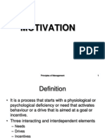 Motivation: Principles of Management 1