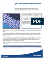 HiFUEL Hydrogen Sulfide Removal Material