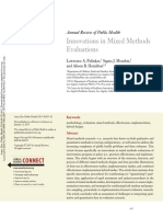 Mixed Methods Studies