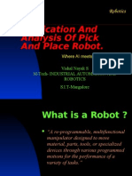 Pick and Place Robot Design and Operation