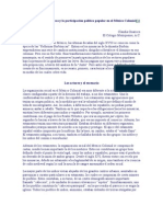 2 Las Reformas Borbónicas y La Participación Política Popular en El México Colonial