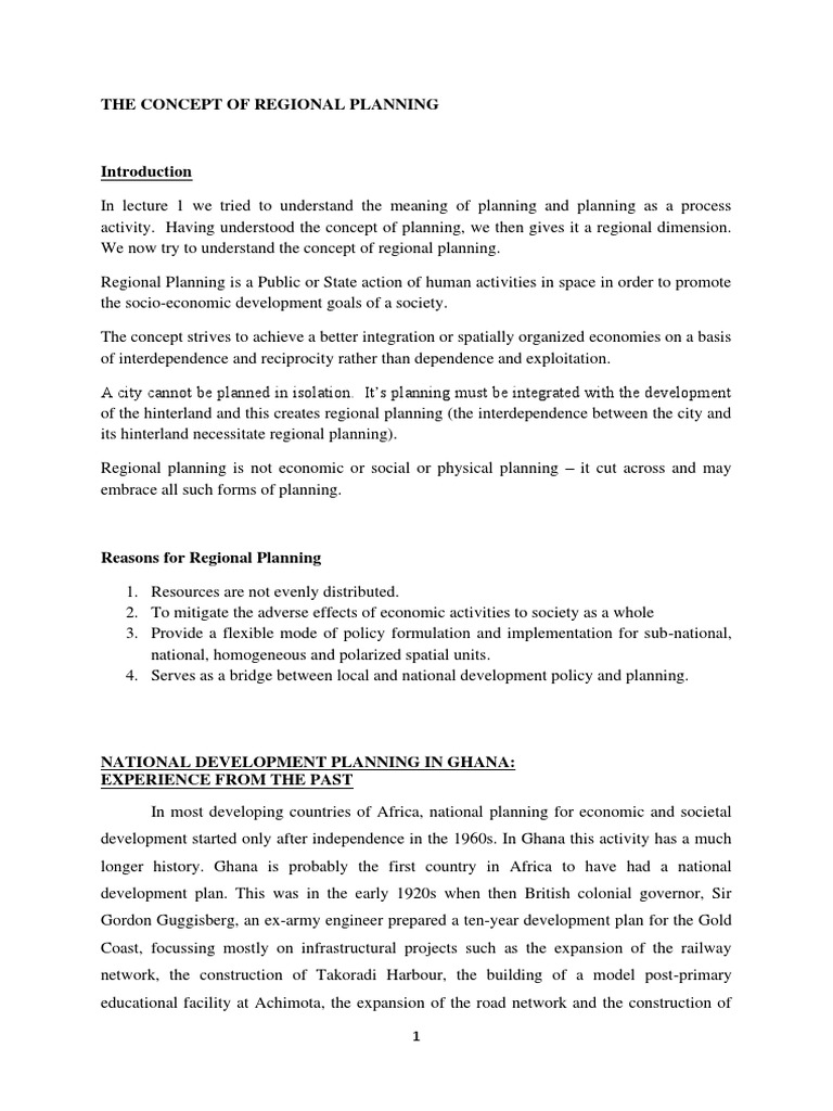 Ghana Development Planning Efforts PDF Policy Ghana